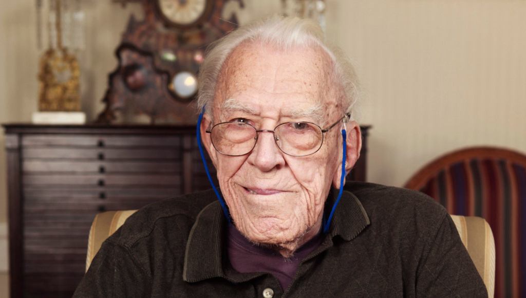 Unclear Whether Grandpa Having Good Time