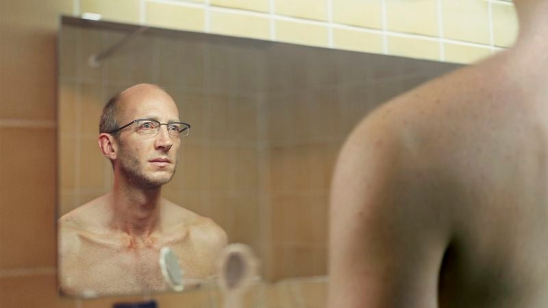 Biologist Completes 5-Minute Study Of Pathetic Organism In Mirror