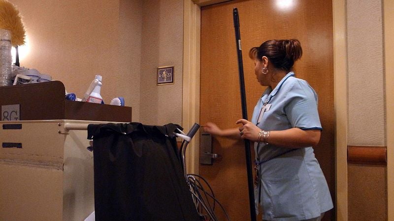 Man Briefly Forgets Hotel Staff Are Not Humans