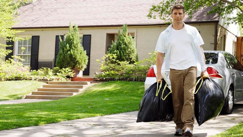 Superstitious Man Puts Bag Of Trash Outside House Every Thursday