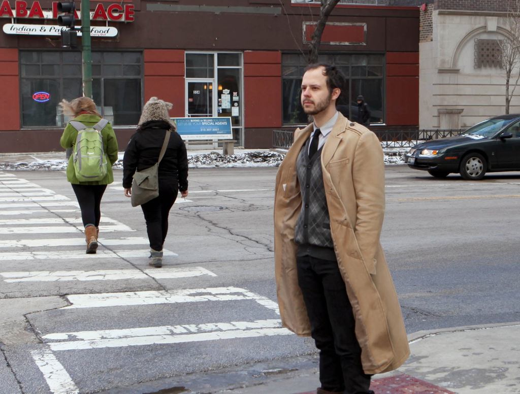 Self-Conscious Flasher Fully Clothed Under Trench Coat