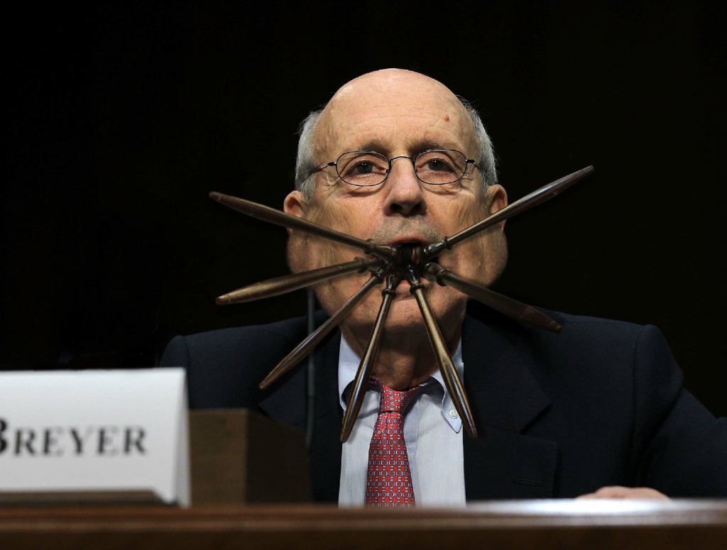 Stephen Breyer Sets Supreme Court Record For Most Gavels In Mouth