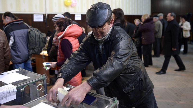 Crimean Voters Excited To Exercise Democracy For Last Time