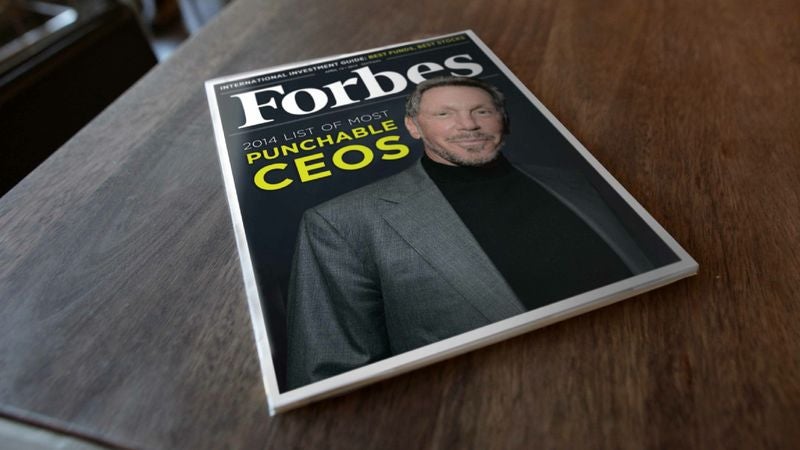 ‘Forbes’ Releases 2014 List Of Most Punchable CEOs