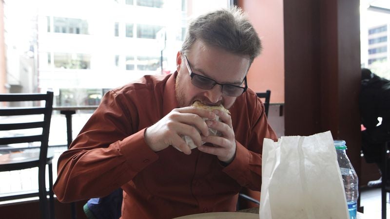 Man Feeling Guilty About Chowing Down At 9/11 Museum Café