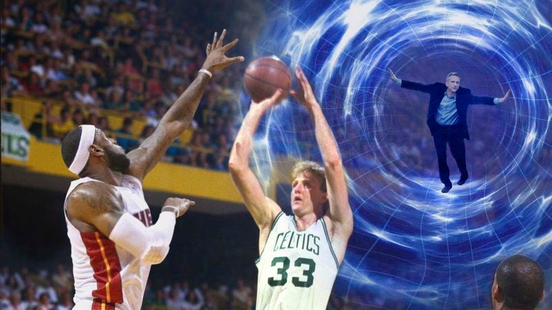 Bill Simmons Ventures Into Interdimensional Vortex To Find Out If LeBron James Could Dominate In Different NBA Eras