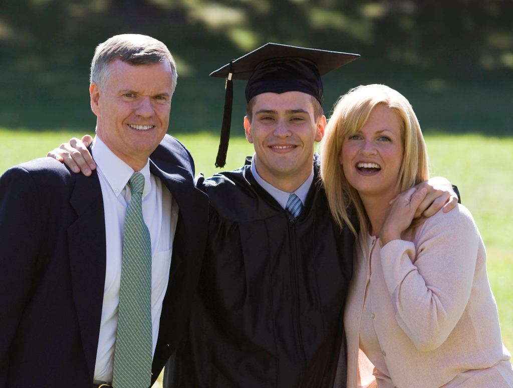 Parents At Graduation Celebrate Child’s Last Accomplishment