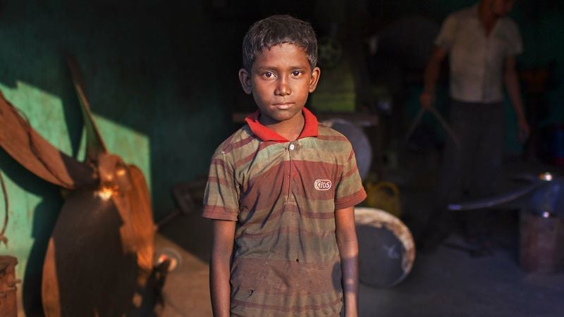 Impoverished Child In Third World Dreams About One Day Leaving Light On For No Reason