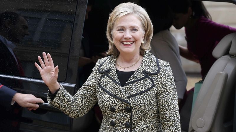 Hillary Clinton Spends Busy Day Fueling Speculation, Not Ruling Things Out