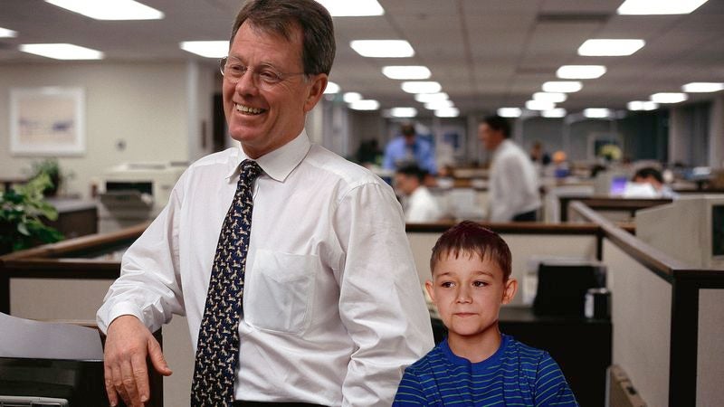 Man Brings Son Into Office To See Where Dad Emasculated