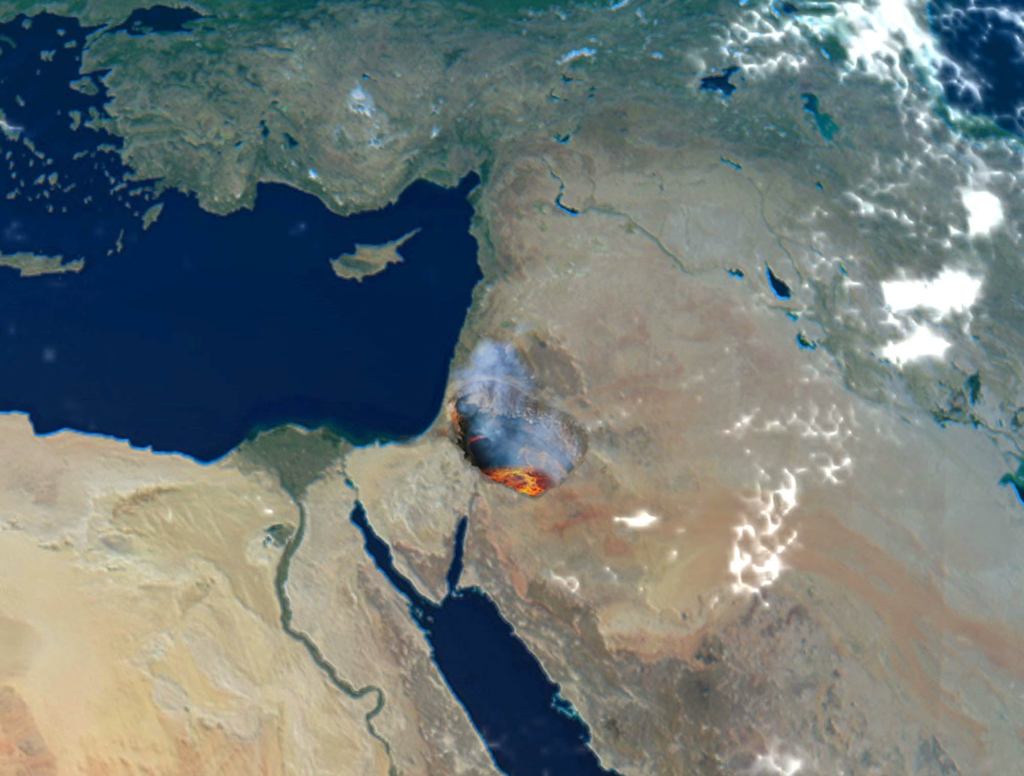 Decades Of Blasts In Middle East Beginning To Expose Earth’s Mantle