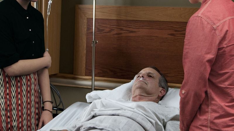 Man Surrounded By Loved Ones Feels Awkward Being Only Person Dying