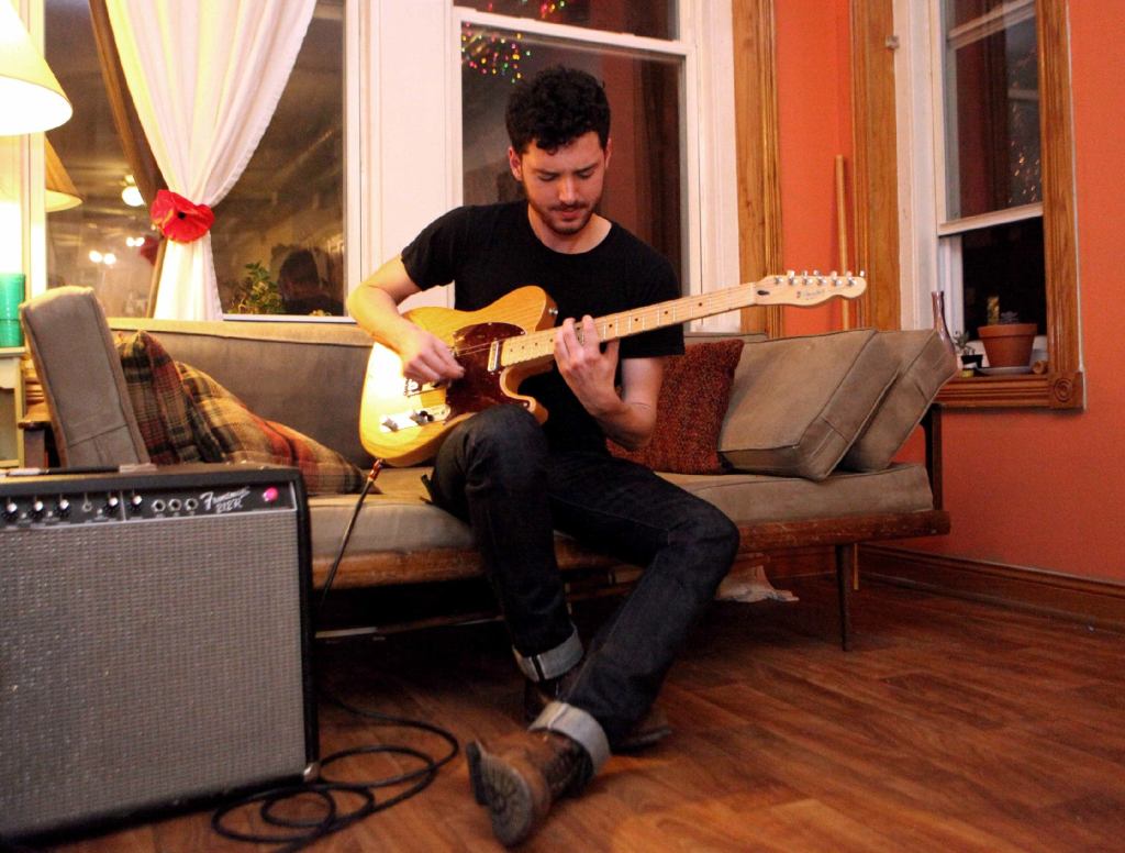 Area Man Pretty Loud At Guitar