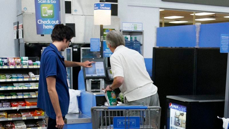 Man’s Whole Job Undoing Handiwork Of Self-Checkout Machine