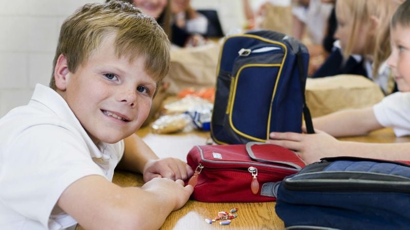 Second-Grader Likes To Save Purple Pills For Last