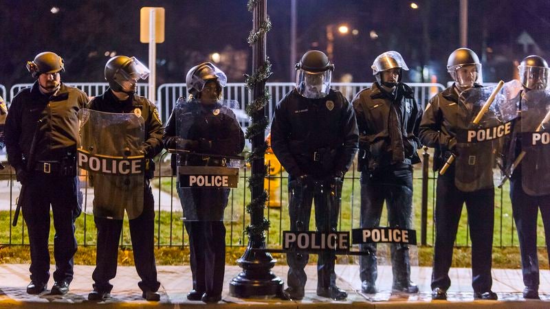 Heavy Police Presence In Ferguson To Ensure Residents Adequately Provoked