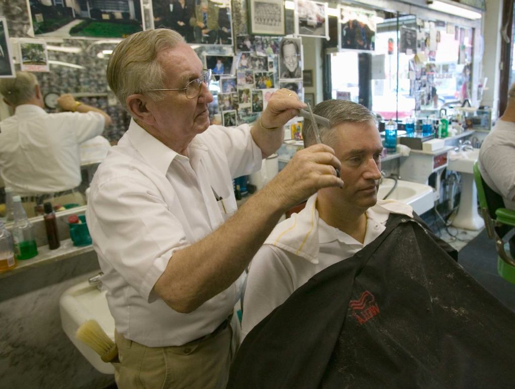 Area Man Too Deep Into Haircut To Start Talking To Barber Now