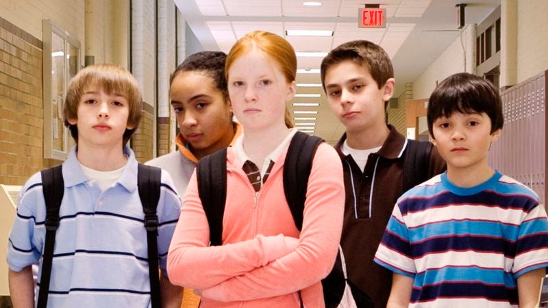 Elementary Schoolers Depressed After Getting Look At Voters Filing Out Of Gymnasium