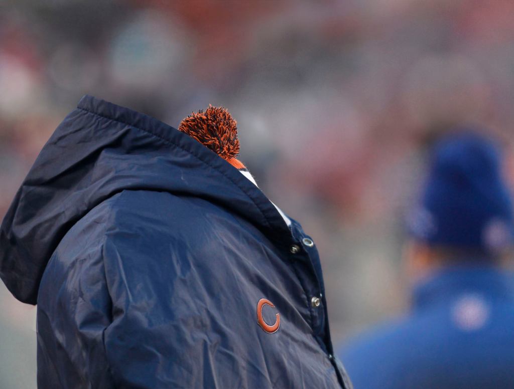 Jay Cutler Disappears Into Folds Of Winter Coat