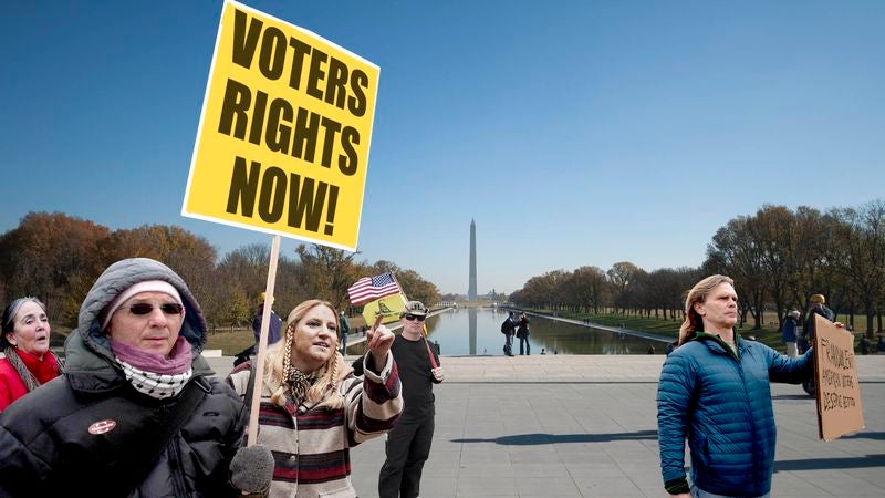 Nation’s 30 Fraudulent Voters March On Washington To Restore Voting Rights Act