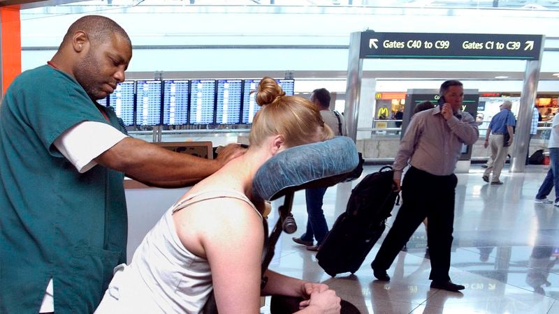 Report: Getting Massages At Airports Apparently Part Of Certain People’s Lives