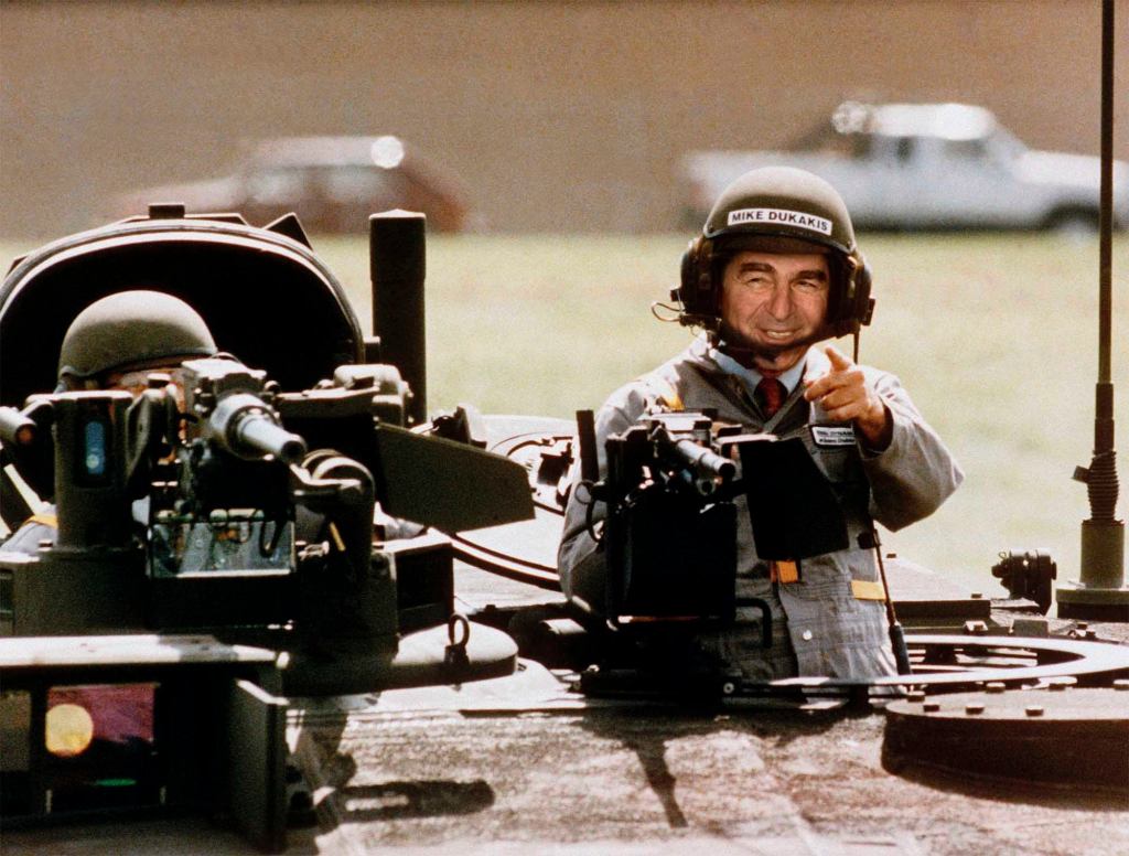 Michael Dukakis Still Drives Old Tank Everywhere