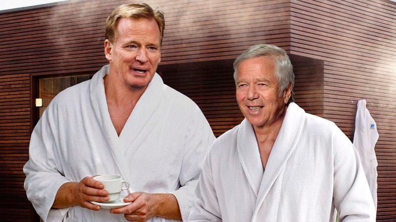 Roger Goodell, Robert Kraft Attempt To Rekindle Relationship With Spa Getaway