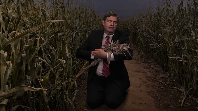 Vilsack Stays Up All Night With Sick Corn Plant