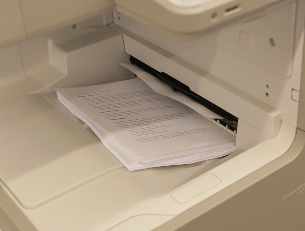 Single Document Engulfed In Coworker’s 50-Page Printout