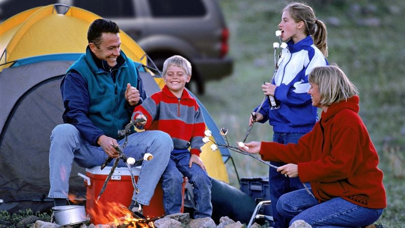 Family Spends Relaxing Weekend Destroying Outdoors