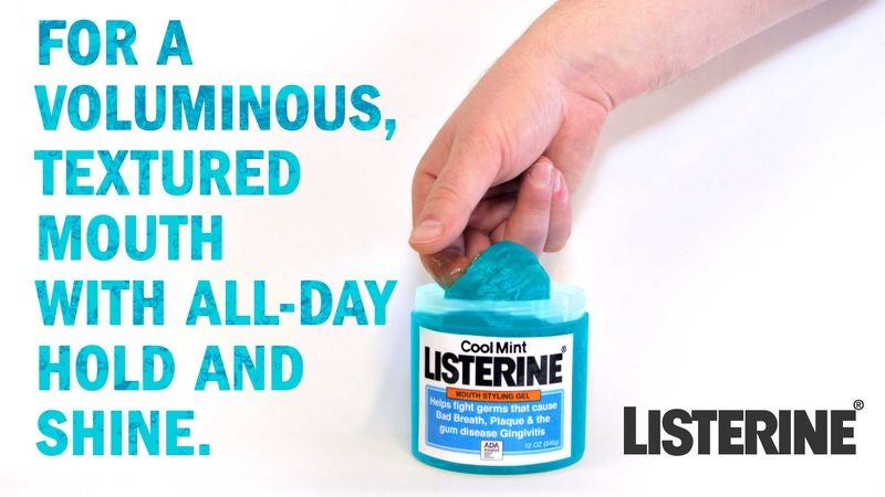 Listerine Introduces New Mouth Styling Gel