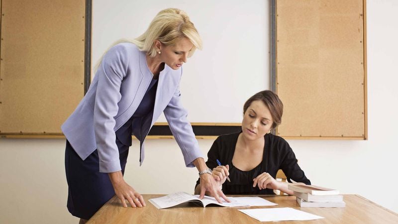 Mentor To Younger Women In Company Lets Herself Knock One Down Once In A While As Treat