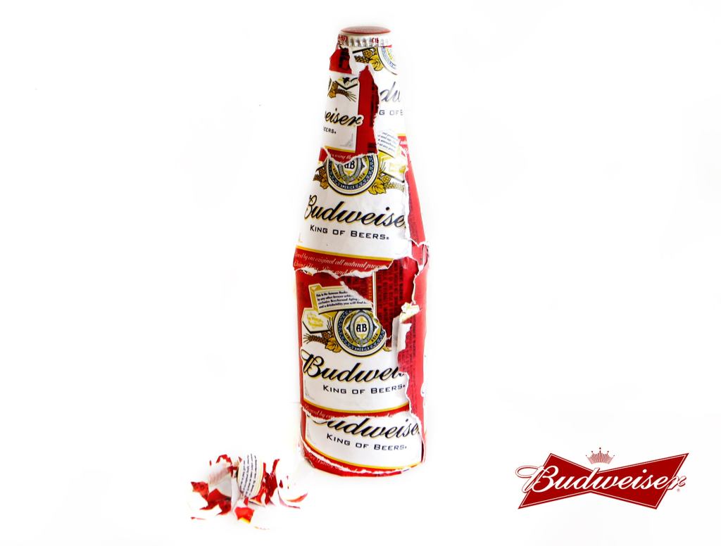 Budweiser Unveils Social Anxiety Bottle With 900% More Label To Pick At