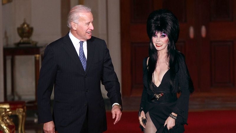 Biden Offers Government Post To Elvira, Mistress Of The Dark