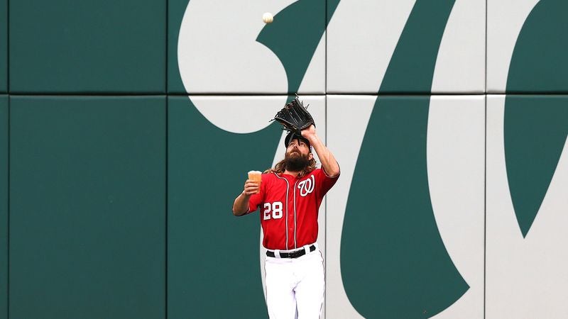 Jayson Werth Catches Foul Ball Without Spilling Beer