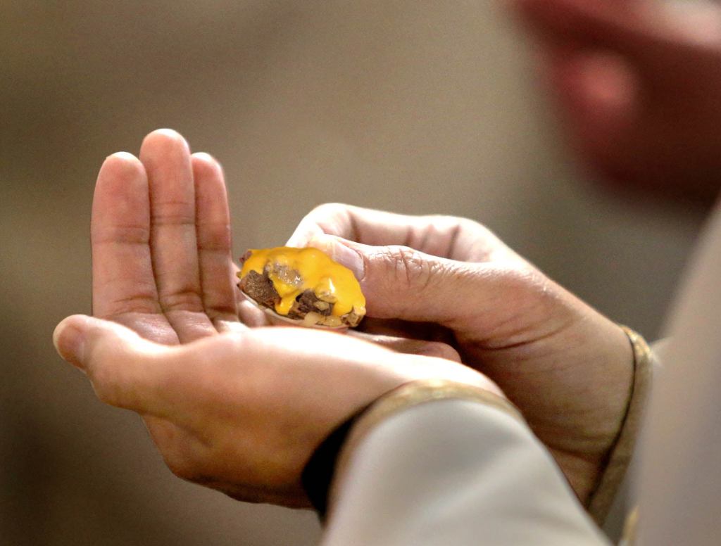 Pope Francis Delivers Eucharist Philly Style