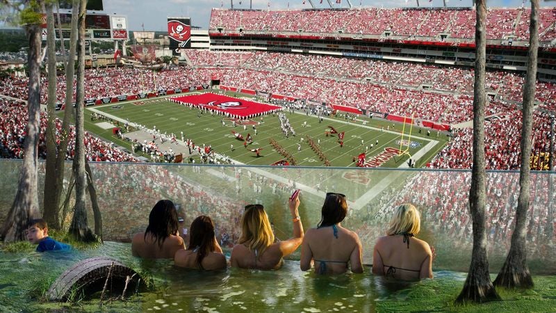 Bucs Stadium Now Allowing Fans To Watch Games From Special Swamp Deck