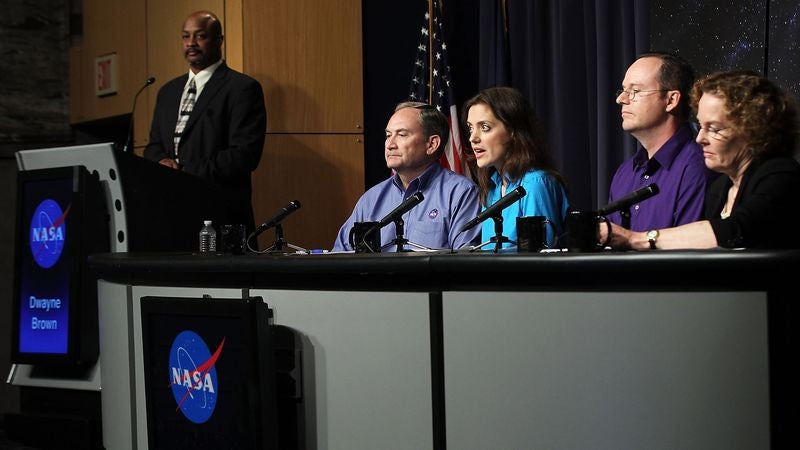 Nation Demands NASA Stop Holding Press Conferences Until They Discover Some Little Alien Guys