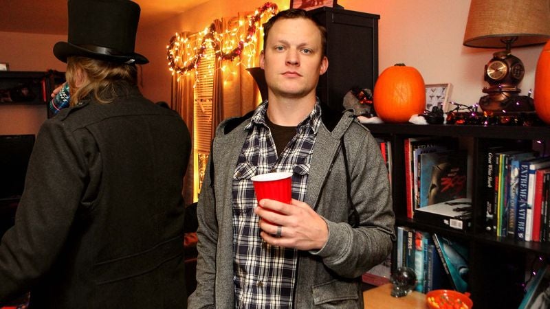 Conceptual Genius Goes As Self For Halloween