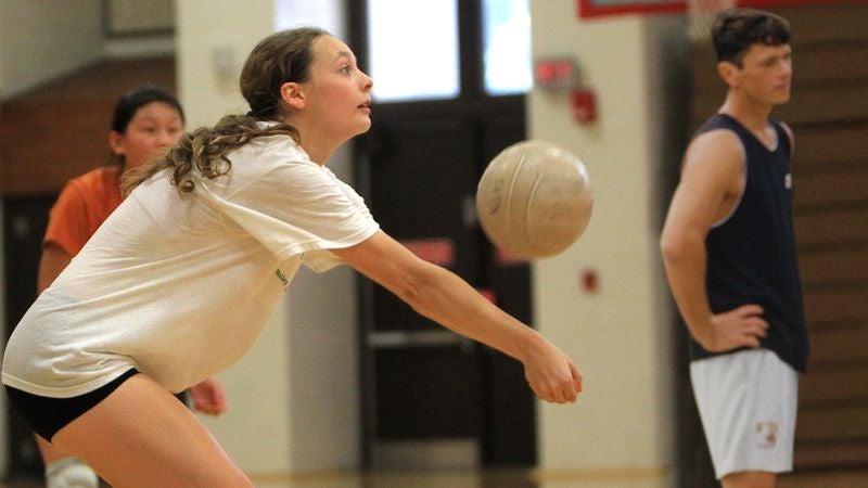 No One In Gym Class Volleyball Game Willing To Set Ball