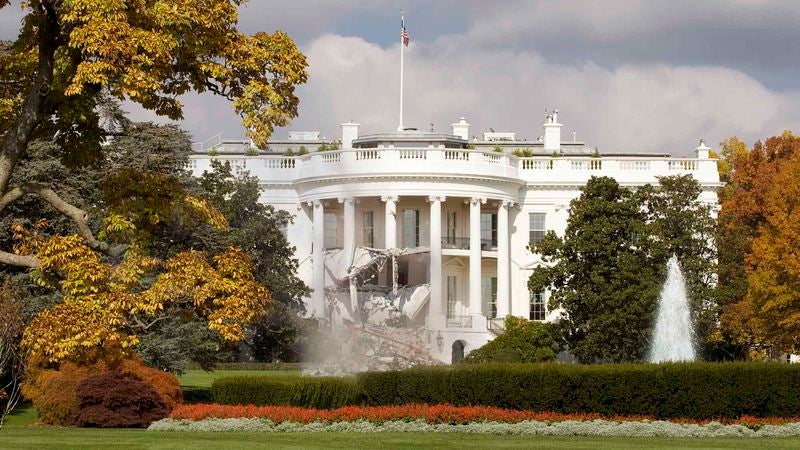 9 Senior White House Staffers Injured In Collapse Of Overcrowded Truman Balcony