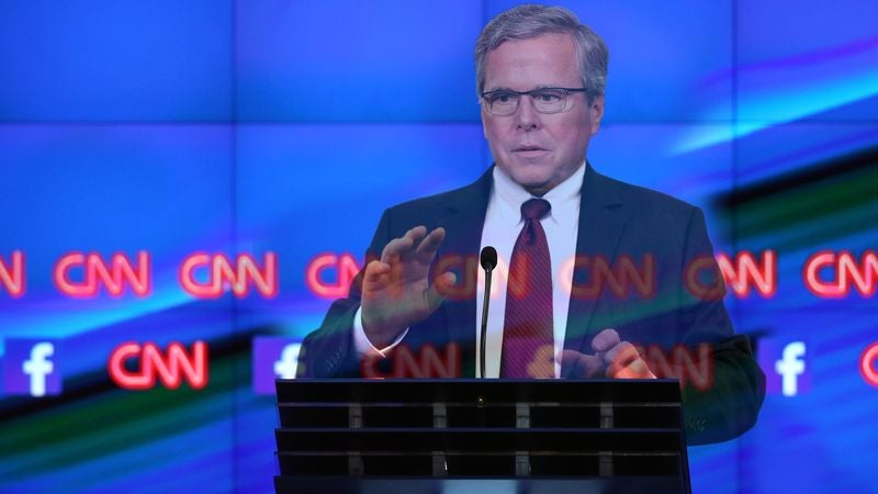 Terrified Jeb Bush Beginning To Fade From Visible Spectrum