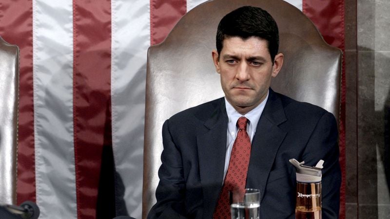 Paul Ryan Quietly Doing Seated Ab Exercises Throughout State Of The Union