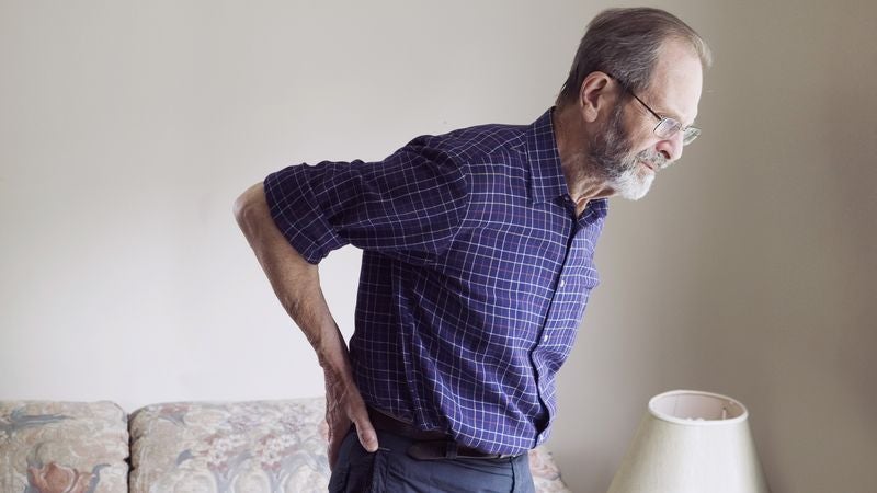 Area Man’s Back Aching After Bad Night’s Sleep, 58 Continuous Years Of Horrible Posture