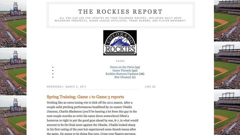 Defunct 4-Year-Old Sports Blog Still Lurking On Internet