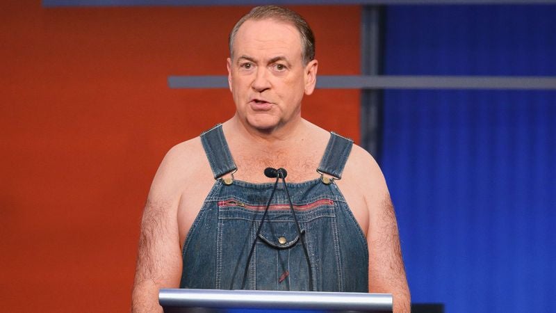 Huckabee Decries Obamacare’s Failure To Help Slow, Cross-Eyed Cousin Who Got Kicked By Mule