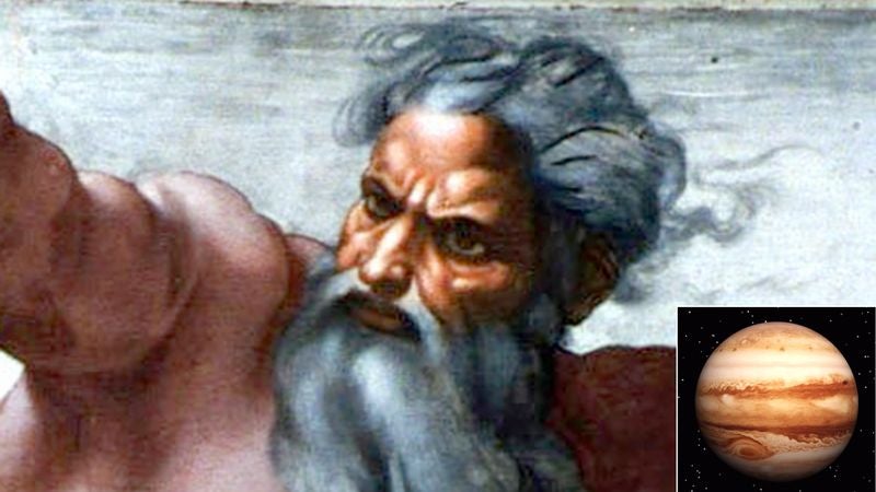 Bored God Tries To Fit All Of Jupiter In Mouth