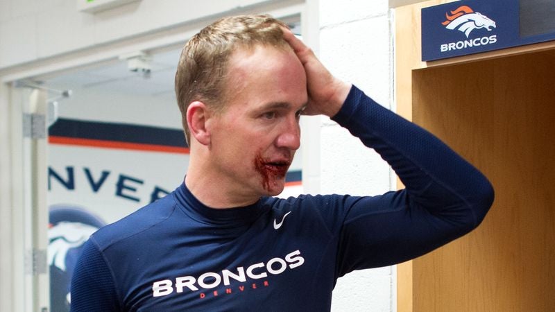 Nervous Peyton Manning Feeling Better After Vomiting Blood Before Game