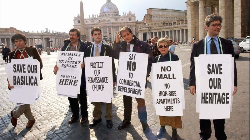 Vatican City Residents Rally To Save St. Peter’s Basilica From Development