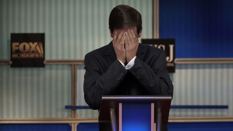 Body Language Experts Offer Insight Into Meaning Of Marco Rubio Loudly Sobbing Throughout Debate